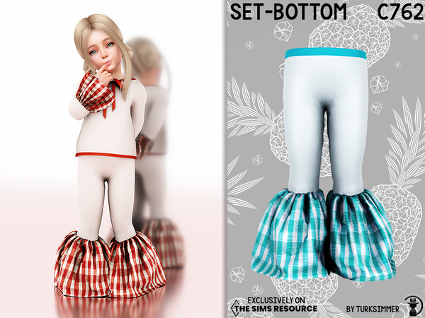 Sims 4 — Set-Bottom C762 by Daph's — 8 Swatches Compatible with HQ mod Works with all of skins Custom Thumbnail All Lods