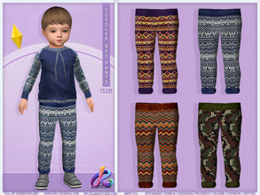 Sims 4 — Toddler Boy Pants RPL152B by RobertaPLobo — :: Toddler Knitted Pants RPL152B for boys - TS4 :: 4 swatches ::