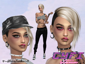 Sims 4 — [CyFi] Vanellope Vaughn by starafanka — DOWNLOAD EVERYTHING IF YOU WANT THE SIM TO BE THE SAME AS IN THE