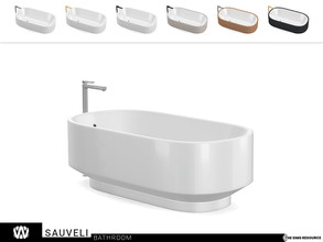 Sims 4 — Sauveli Bathtub by wondymoon — - Sauveli Bathroom - Bathtub - Wondymoon|TSR - Creations'2022