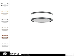 Sims 4 — Sauveli Ceiling Lamp by wondymoon — - Sauveli Bathroom - Ceiling Lamp - Wondymoon|TSR - Creations'2022