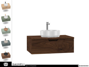 Sims 4 — Sauveli Sink by wondymoon — - Sauveli Bathroom - Sink - Wondymoon|TSR - Creations'2022