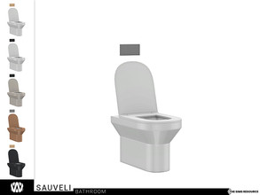 Sims 4 — Sauveli Toilet by wondymoon — - Sauveli Bathroom - Toilet - Wondymoon|TSR - Creations'2022