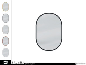 Sims 4 — Sauveli Wall Mirror by wondymoon — - Sauveli Bathroom - Wall Mirror - Wondymoon|TSR - Creations'2022