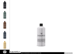 Sims 4 — Sauveli Shampoo by wondymoon — - Sauveli Bathroom - Shampoo - Wondymoon|TSR - Creations'2022