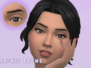 Sims 4 — [mxecc] Jackie Brows by mxecc — Brows with 7 swatches