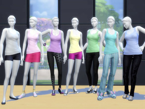Sims 4 — Tank top, dark by Samsoninan — A solid color tank top for every mood and occasion in soft colors!