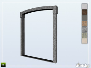 Sims 4 — Nisa Arch Model B 2x1 by Mutske — Part of the constructionset Nisa. Made by Mutske@TSR.