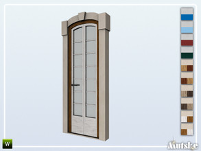 Sims 4 — Nisa Door 1x1 by Mutske — Part of the constructionset Nisa. Made by Mutske@TSR.