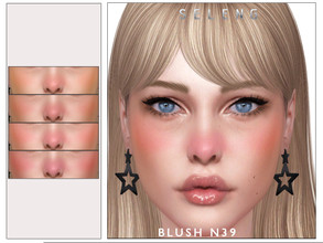 Sims 4 — Blush N39 by Seleng — The blush has 10 colours and HQ compatible. Allowed for teen, young adult, adult and elder