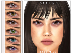Sims 4 — Eyes N137 by Seleng — HQ compatible eyes with 18 colours. Allowed for all the ages. Enjoy!
