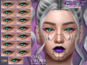 Sims 4 — CYFI Liner (HQ) by Lisaminicatsims — -New Mesh -15 swatches -All Skin