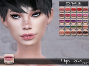 Sims 4 — Lips_264 by tatygagg — New Lipstick for your sims - Female, Male - Human, Alien - Teen to Elder - Hq Compatible