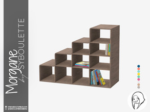Sims 4 — Morgane - Bookcase by Syboubou — This is a bookcase with children books. It will fit the morgane bed frame.