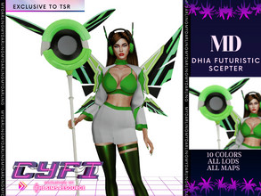 Sims 4 — DHIA FUTURISTIC SCEPTER by Mydarling20 — new mesh base game compatible all lods all maps 10 color this accessory