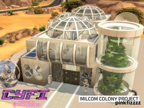 Sims 4 — Cyfi - Milcrom Colony Project by Pinkfizzzzz — Large family home set in the future perfect for those colonists
