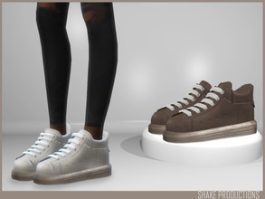 Sims 4 — 872 - Sneakers (Female) by ShakeProductions — Shoes/Sneakers New Mesh All LODs Handpainted 12 Colors