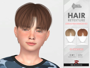Sims 4 — Jeju Child Hair Retexture Mesh Needed by remaron — Hair retexture for males child in The Sims 4 PLEASE READ