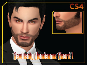 Sims 4 — [CS4] Devilishly Handsome Beard 1 by Choi_Sims_4 — MALE FACIAL HAIR BEARD TEEN TO ELDER 6 COLORS