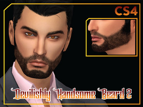 Sims 4 — [CS4] Devilishly Handsome Beard 2 by Choi_Sims_4 — MALE FACIAL HAIR BEARD TEEN TO ELDER 6 COLORS