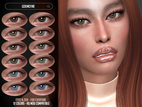 Sims 4 — IMF Eyes N.209 by IzzieMcFire — - Stand alone item with thumbnail - 12 colors - All ages and genders - HQ