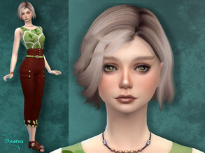 Sims 4 — Magalie Morand by caro542 — Hello, I'm Magalie and I love computers! Go to Required tab to upload necessary CC,