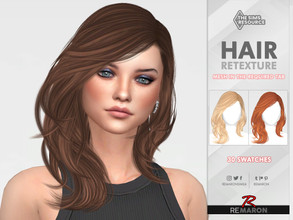 Sims 4 — Journalist Hair Retexture Mesh Needed by remaron — Hair retexture for females in The Sims 4 PLEASE READ BEFORE