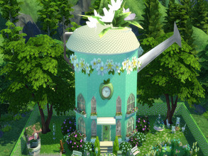 Sims 4 — Fairy Garden Watering Can by susancho932 — A fairy makes her home in a watering can. Perfect place to live in