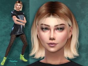Sims 4 — Ninon Nabert by caro542 — Hello, I'm Ninon and I'm excited for university life Go to Required tab to upload