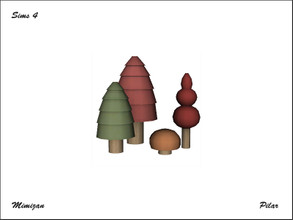 Sims 4 — Mimizan DecoTrees by Pilar — Mimizan DecoTrees