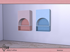 Sims 4 — Dolly Office. Functional Shelf, v2 by soloriya — Functional shelf, version two. Part of Dolly Office set. 2