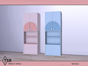 Sims 4 — Dolly Office. Storage, v1 by soloriya — Storage, version one. Part of Dolly Office set. 2 color variations.