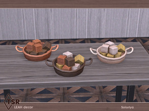 Sims 4 — Leah Decor. Basket with Cubes by soloriya — Wooden decorative toys for any rooms. Has 3 color palettes, includes