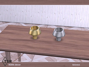 Sims 4 — Nora Decor. Vase, v3 by soloriya — Vase, version three. Part of Nora Decor. 2 color variations. Category: