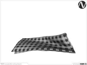 Sims 4 — Louisville Seat Blanket by ArtVitalex — Living Room Collection | All rights reserved | Belong to 2022