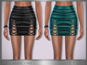 Sims 4 — Malva Skirt. by Pipco — A trendy skirt in 7 colors. Base Game Compatible New Mesh All Lods HQ Compatible Shadow,