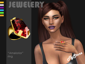 Sims 4 — "Amelorior" ring by FlyStone — "Amelorior" ring - perfect left hand index finger stylish
