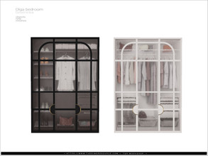 Sims 4 — Olga bedroom - wardrobe by Severinka_ — Wardrobe From the set 'Olga bedroom Pt.I' Build / Buy category: Storage