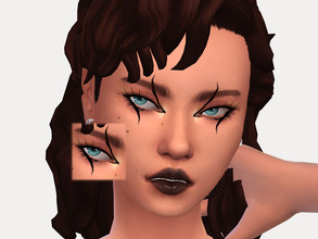 Sims 4 — Fierce Fairy Eyeliner by Sagittariah — base game compatible 1 swatch properly tagged enabled for all occults