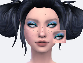 Sims 4 — Claude Monet Eyeshadow by Sagittariah — base game compatible 1 swatch properly tagged enabled for all occults
