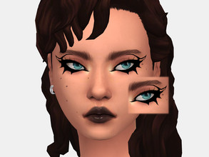 Sims 4 — Corpsemo Eyeliner by Sagittariah — base game compatible 1 swatch properly tagged enabled for all occults