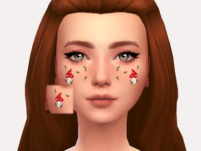 Sims 4 — Mushroom Marks (Freckles) by Sagittariah — base game compatible 1 swatch properly tagged enabled for all occults