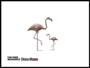 Sims 4 — Polka Teen Girl Bedroom Flamingo by seimar8 — Maxis match flamingo sculpture in rose gold Base Game