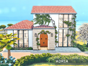 Sims 4 — Adria -  Mediterranean Villa | NO CC gallery by Summerr_Plays — Adria is a modern Mediterranean Villa in the