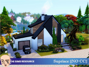Sims 4 — Suprisce by Bozena — The house is located in the Brindleton Bay. Lot: 40 x 30 Value: $ 163 235 Lot type: