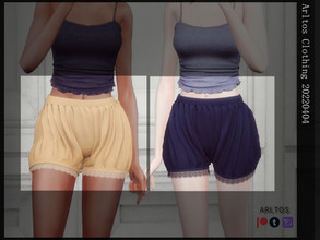 Sims 4 — Wrinkle pants / 20220404 by Arltos — 12 colors. HQ compatible.