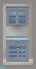 Sims 2 — Light Cabinet Blue Paint - #244959 by DOT — Light Cabinet Blue Paint Sims2 by DOT at The Sims Resource. *GET