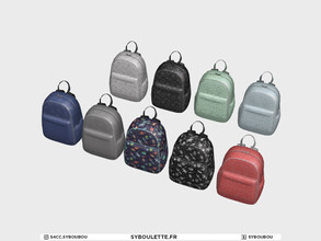Sims 4 — Galileo - Schoolbag by Syboubou — Decor schoolbag that can be placed on the floor.