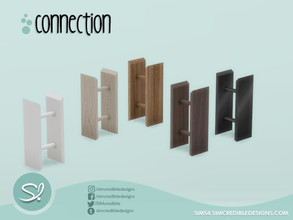 Sims 4 — Connection Sculpture by SIMcredible! — by SIMcredibledesigns.com available at TSR 5 colors variations