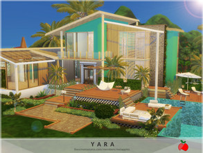 Sims 4 — Yara shell by melapples — an empty shell, that can be decorated by yourself. it has enough rooms for a hallway,